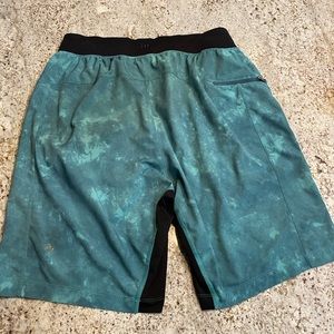 RARE tie dye color Lululemon shorts 9 in inseam